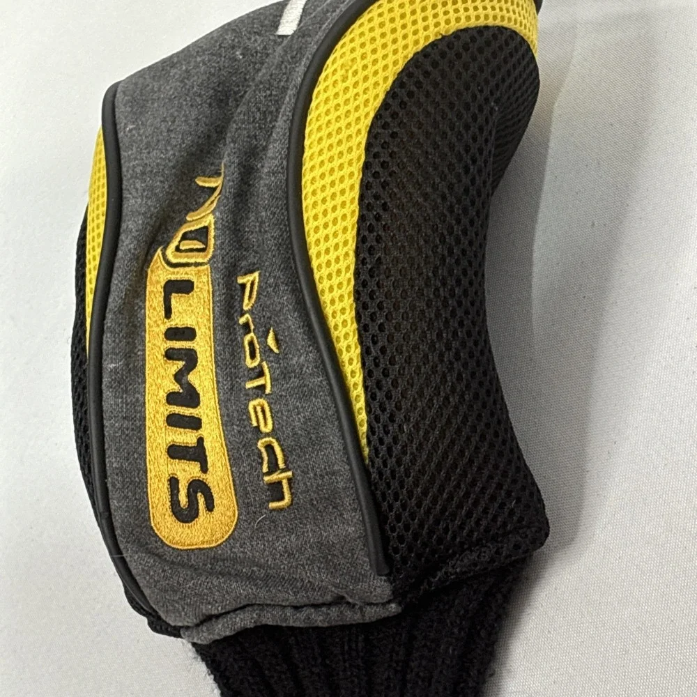 No Limits Protect Golf Club Cover Black Yellow‎ Knit Sick Style Club Protector